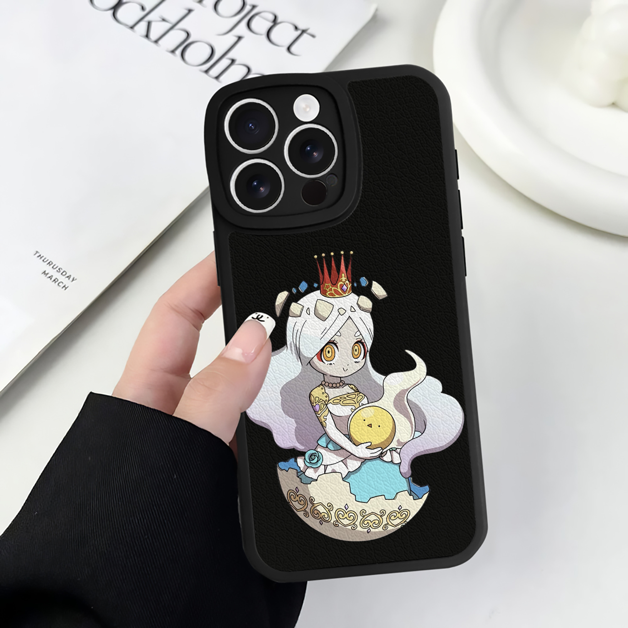 （画像用） 妖怪ウォッチ Yo-kai Watch 【iPhone 16シリーズ対応】シリコンスマホケース（レザー調） 材質：シリコン